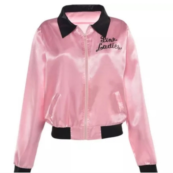 🆕 Grease Pink Ladies Jacket, Adult Standard, New - Picture 4 of 11